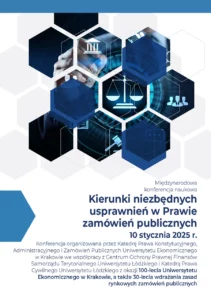 Okładka broszury z programem konferencji