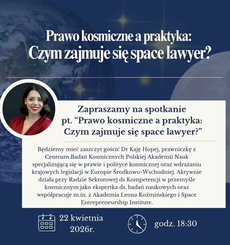 tekst zaproszenia oraz zdjęcie prelegentki: młodej, uśmiechniętej kobiety