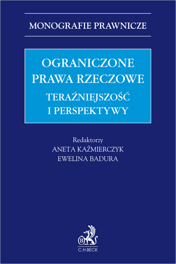 monografia naukowa, granatowo-niebieska okładka